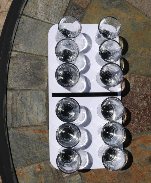 Domino Shot Serving Tray
