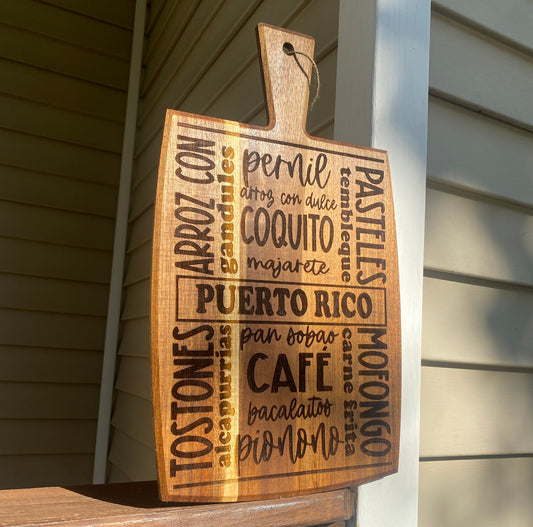 PR Comida Cutting Board