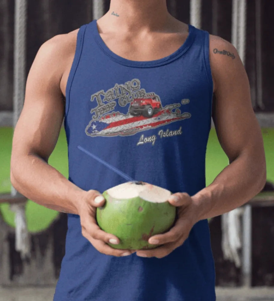 Taino Jeep Club Mens Tanktop